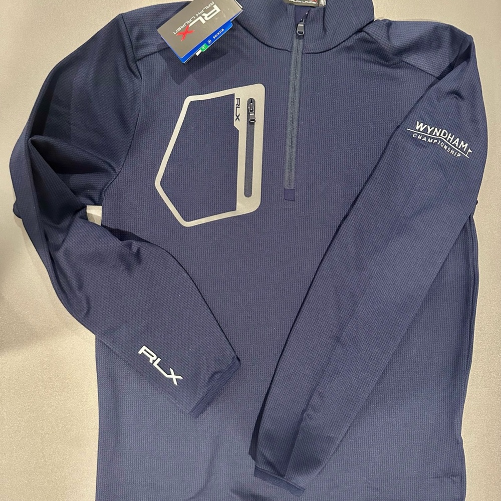 Ralph Lauren RLX Dark Blue Quarter-Zip Pullover size S